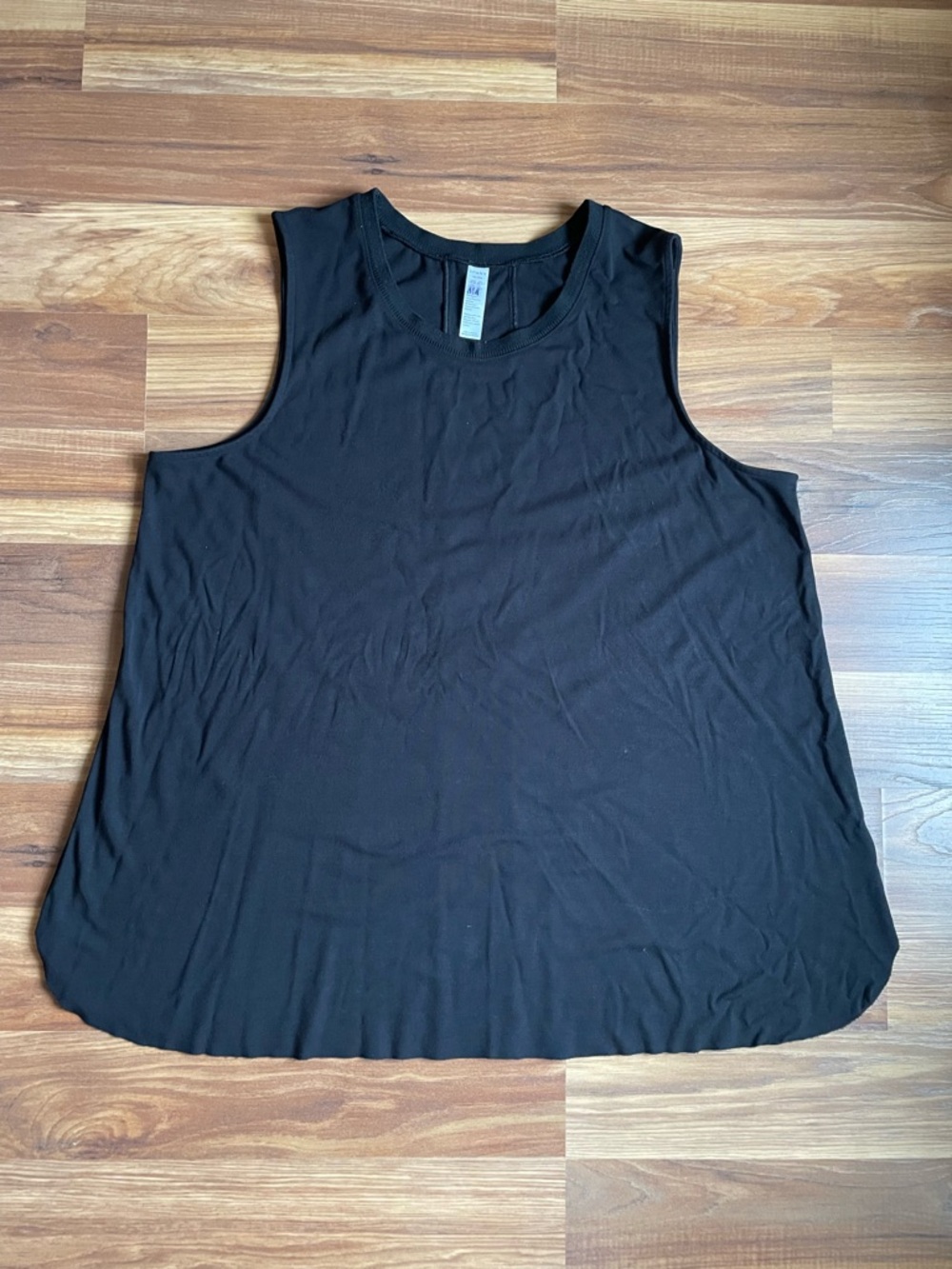 SPANX Black Muscle Tank Top – Size 1X – Flowy, Lightweight